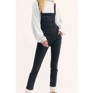 Free People Black Overalls size 25 in great condition!